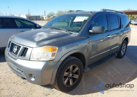 2015 Nissan Armada Sv z USA, uszkodzony, nr VIN 5N1BA0ND9FN618524
